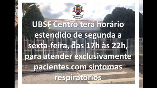 Prefeitura de Cerquilho amplia horário atendimento UBSF Centro